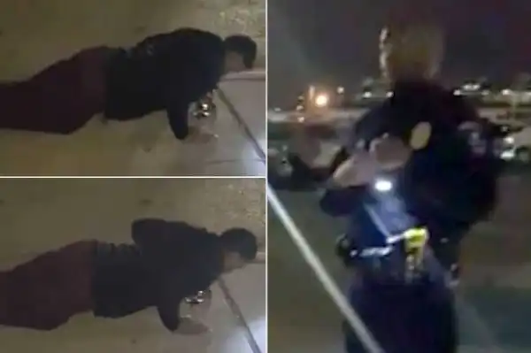 See What A Policeman Did To A Teenager After Catching Him Smoke Marijuana. Photos